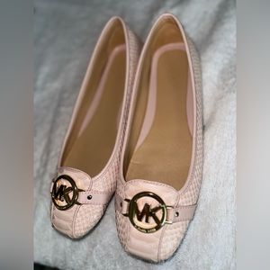 Michael Kors Slip On Flats Blush Pink Dress Shoes Loafers